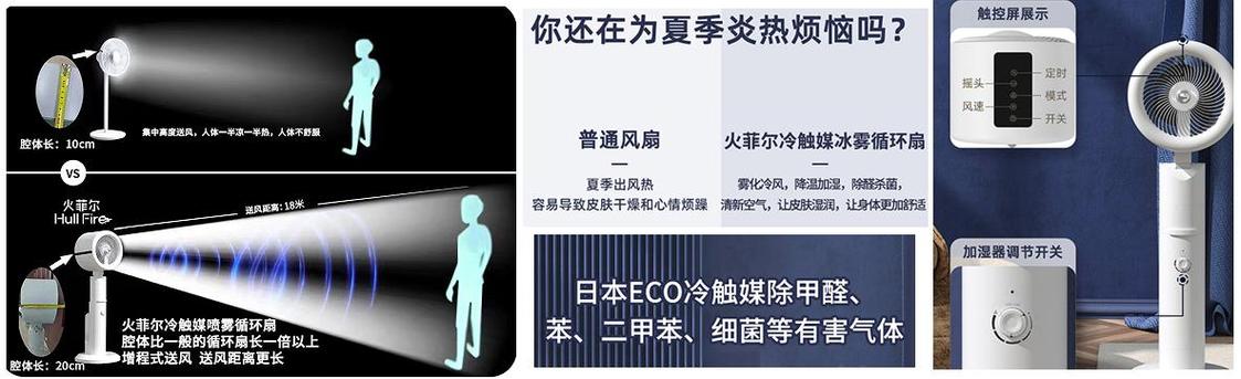 火菲尔冷触媒智能循环扇799元
